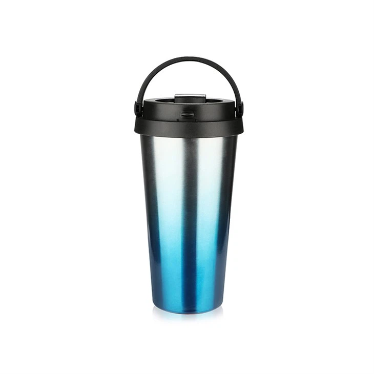 Double Walled Stainless Steel Water Bottle Coffee Mug Leak Proof Vacuum Tumbler for Camping Office or Car Travel